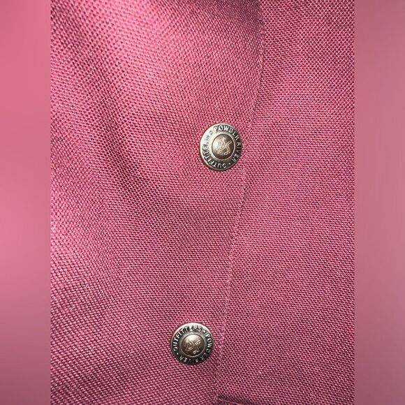 VTG Powder River Outfitters Panhandle Slim Chore Jacket Mens L Maroon Western‎ - Picture 9 of 10